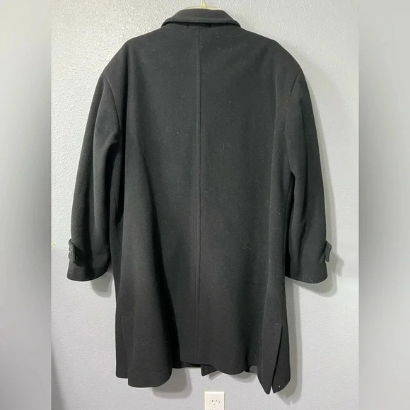Vintage Andrew Fezza New York Overcoat Cashmere Wool Blend Size R44 (XL/XXL) - Picture 2 of 7